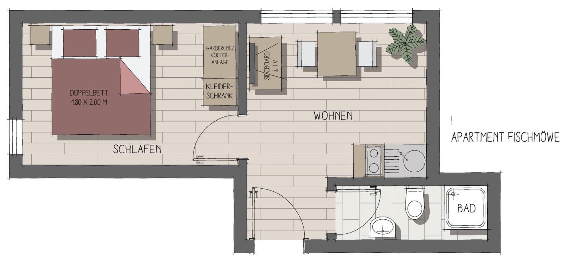 Apartmenthaus Moewenschrei インゼル・ペール エクステリア 写真